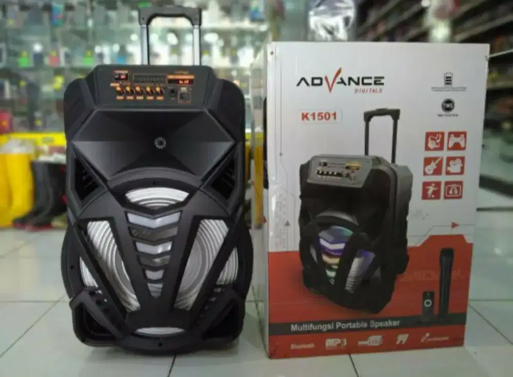 SPEAKER PORTABLE ADVANCE K1501 UK 15 INCH
