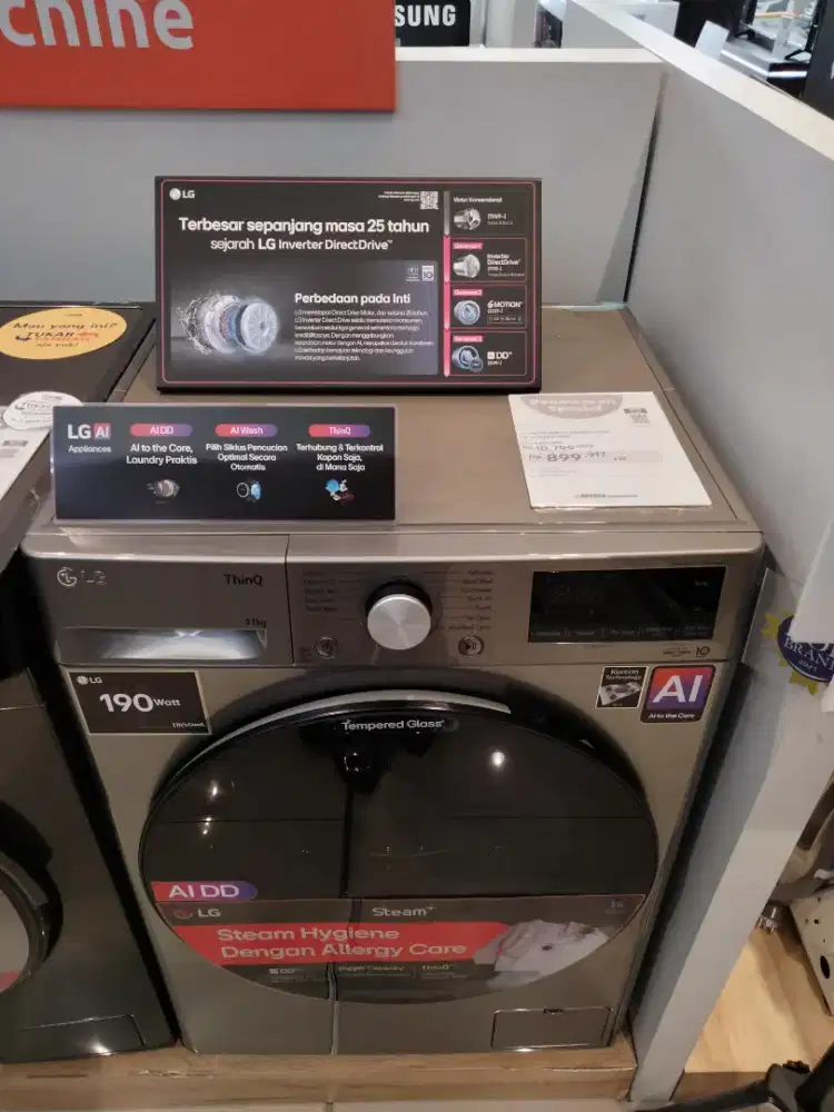 CICILAN MESIN CUCI LG FRONT LOAD 11KG