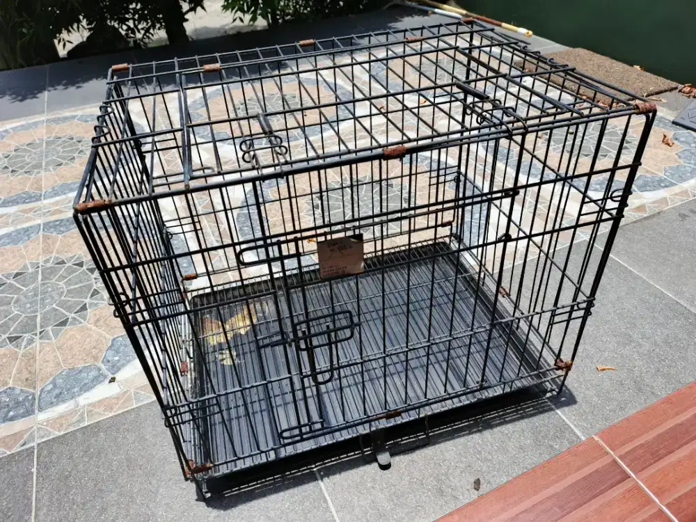 Kandang Kucing Besi Second Bekas