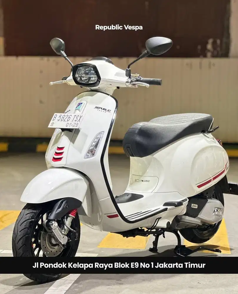 TERMURAH PIAGGIO VESPA SPRINT S 150 IGET TH 2024 WARNA PUTIH