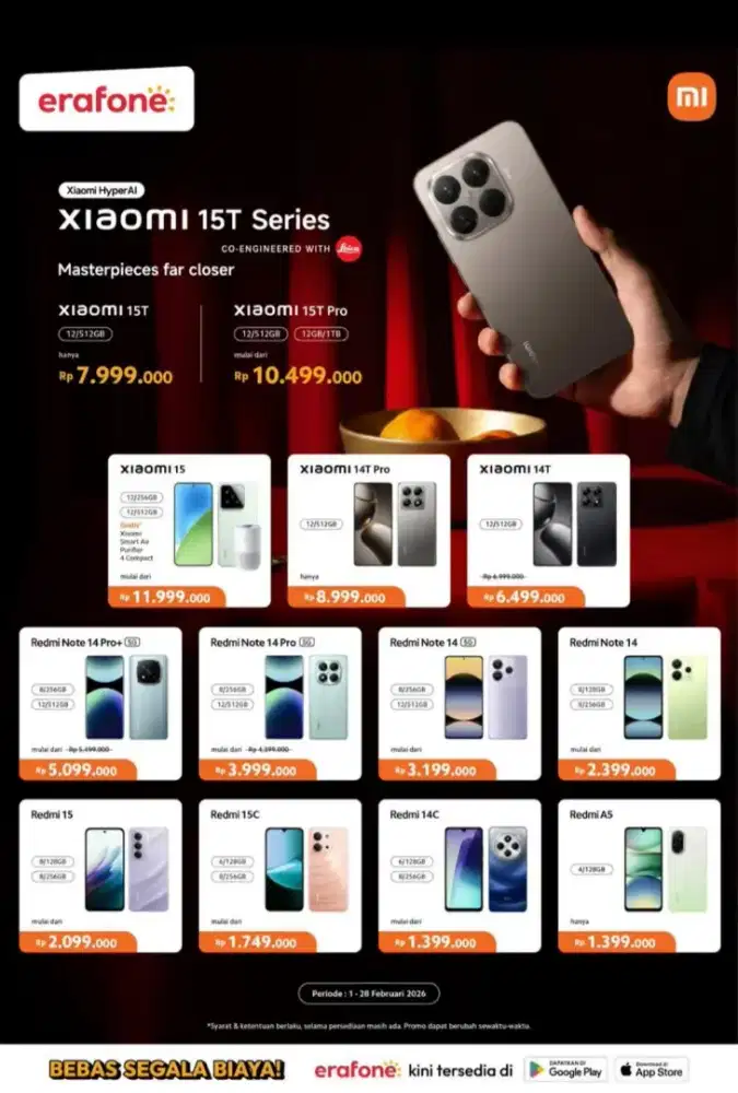XIAOMI / REDMI SERIES - BISA KREDIT