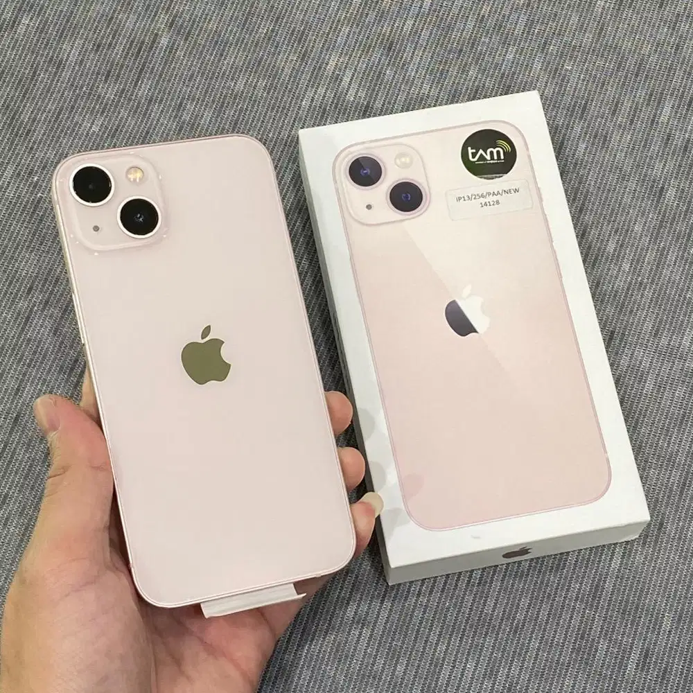 iPhone 13 256GB Pink Resmi iBox Fullset Original