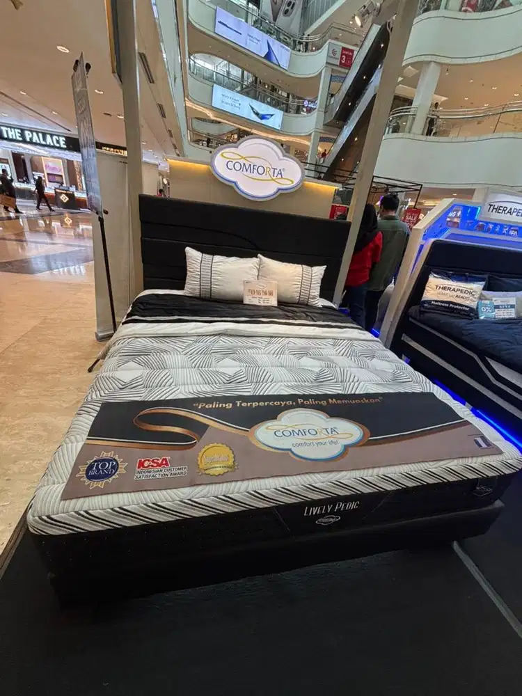 CICILAN COMFORTA LIVELY PEDIC 160x200 PROMO BUNGA 0%