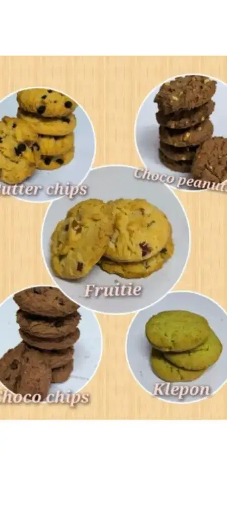 aneka jajanan kering idul Fitri