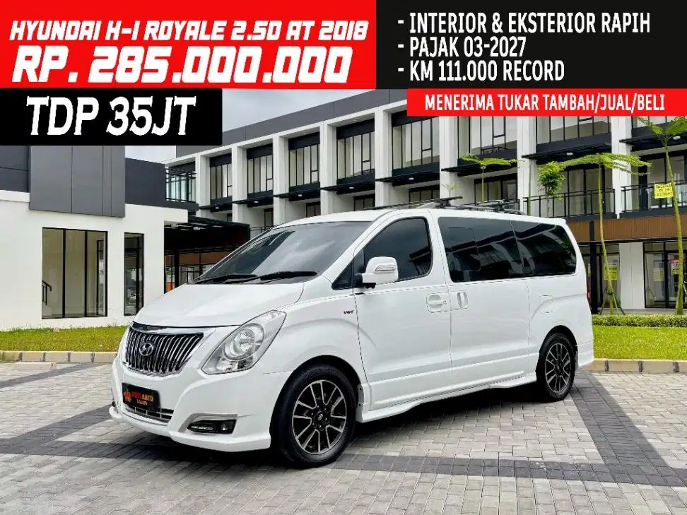 HYUNDAI H1 TIPE ROYALE DIESEL 2.5 AT 2018