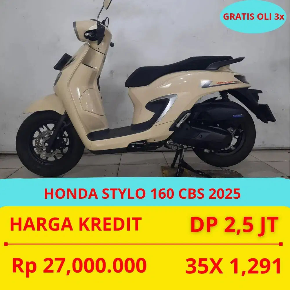 HONDA STYLO 160 ABS 2025 DP MURAH 2,5 JUTA GUYSS