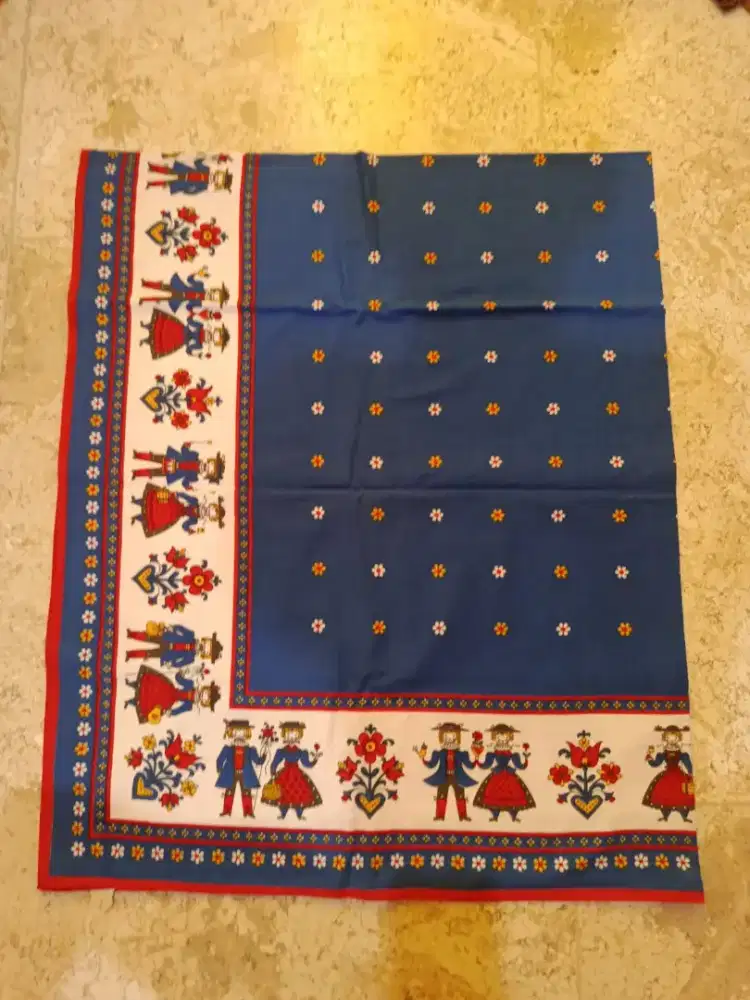 Taplak meja asli  Holland biru