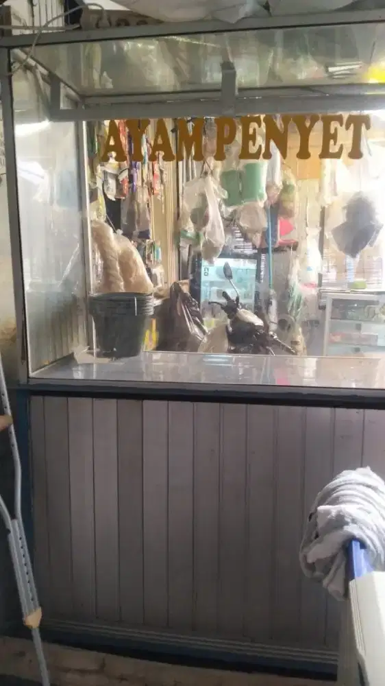 Gerobak Etalase Ayam Penyet