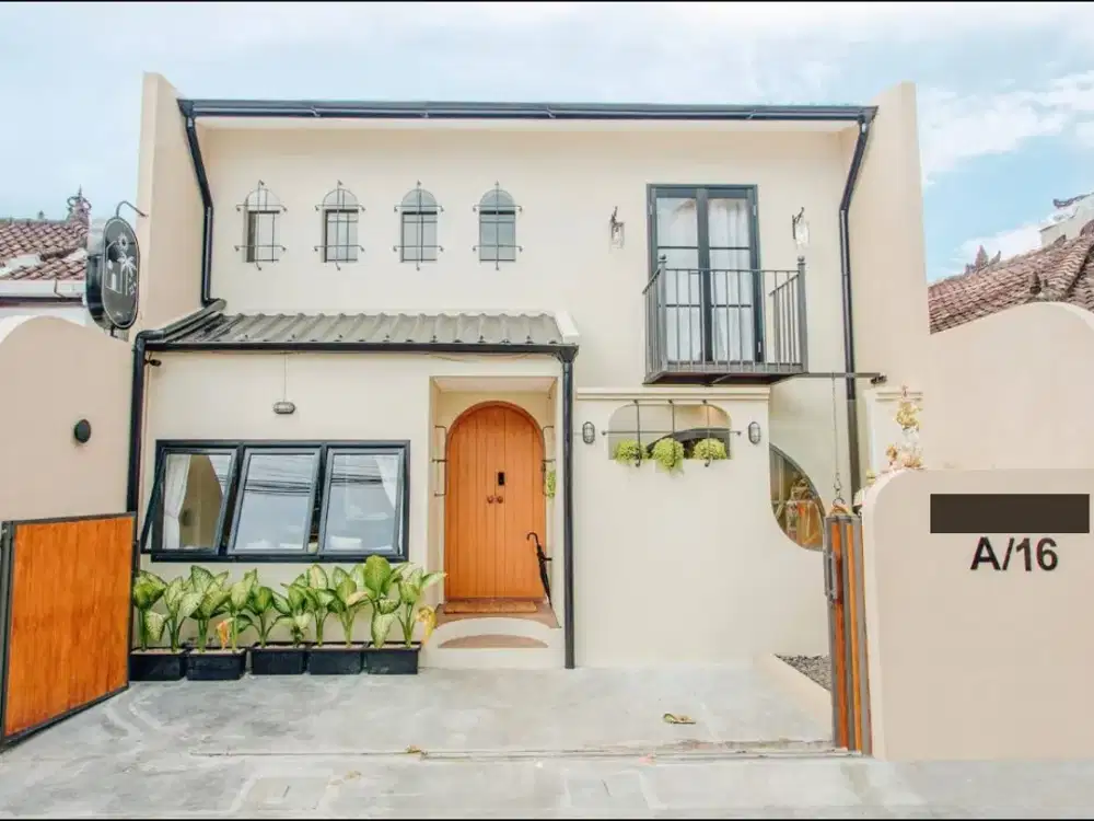 Rumah Estetik Minimalis Lokasi Premium Pusat Berawa Canggu