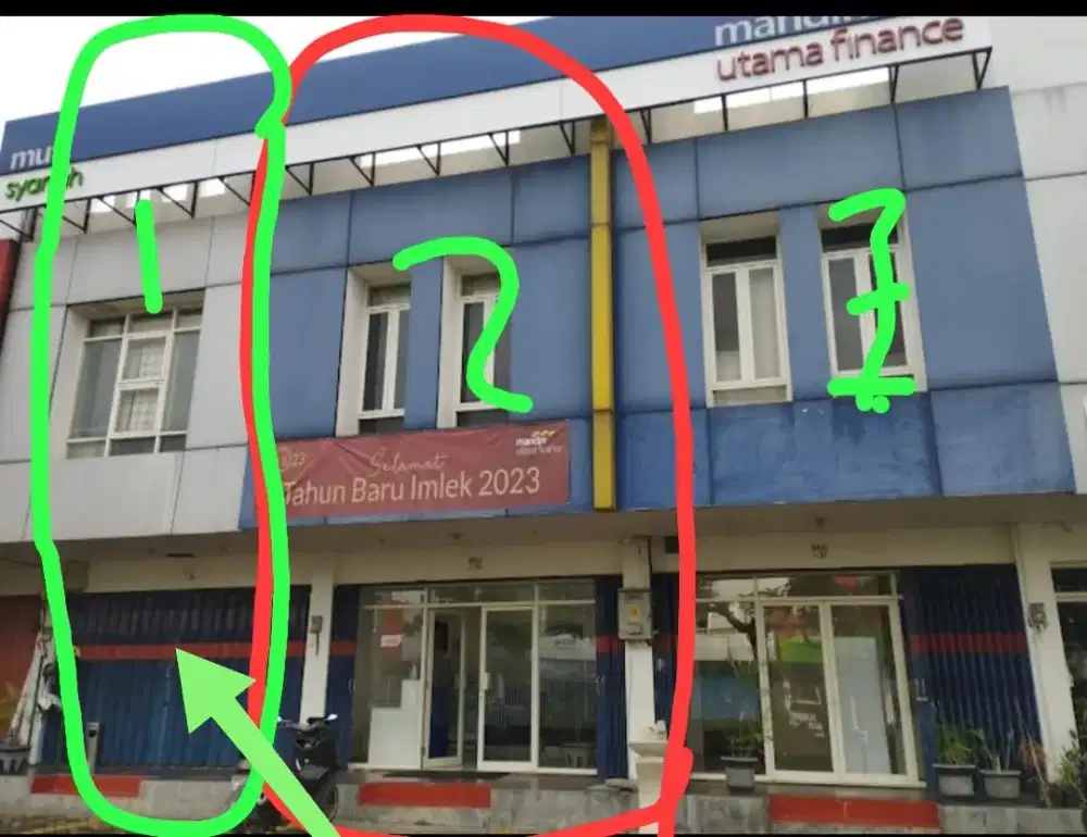 Dijual ruko green garden icon mall blok A. 5 no. 29 Gresik