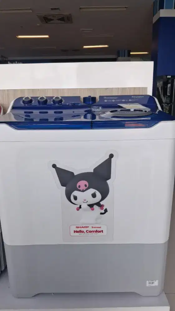 PROMO CICILAN RINGAN FREE 1× MESIN CUCI SHARP 2 TABUNG 14KG