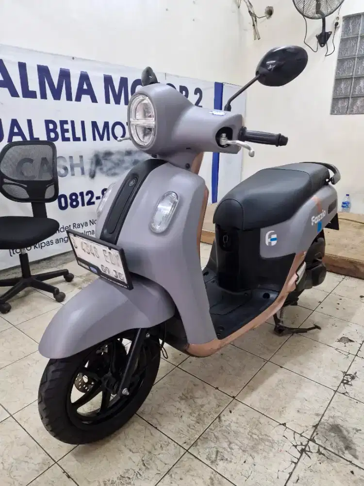 FAZZIO 2025, BULAN 9, ODO 7xxx, SURAT KUMPLIT, GRESS KAYA BARU