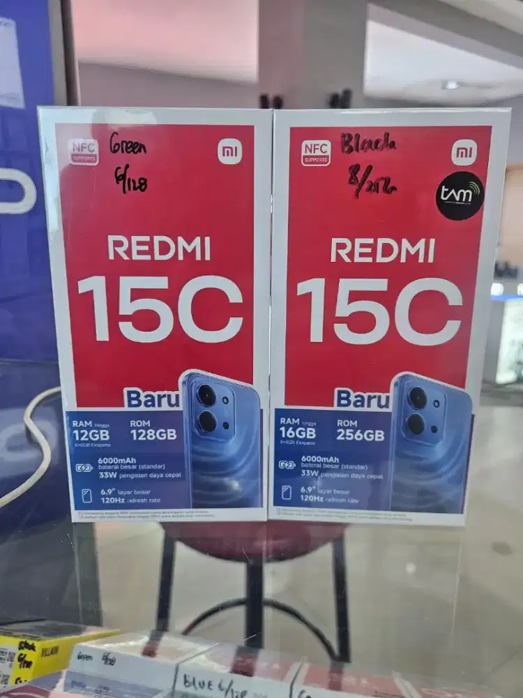 Redmi 15c 8/256 ready di alvajaya