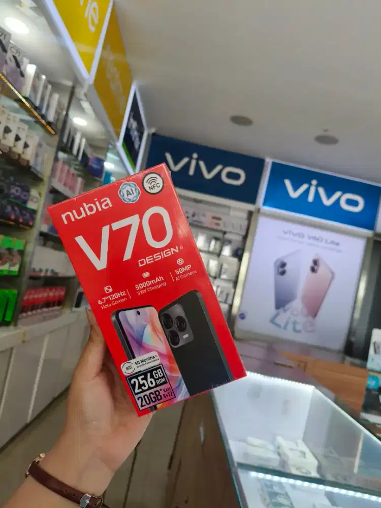 Hp Murah NUBIA V70 Design RAM 8/256 gb BARU