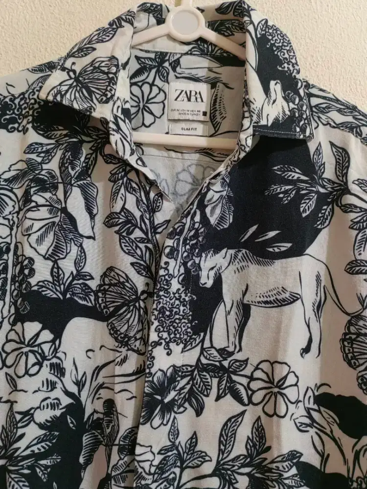 Kemeja Motif Zara Man
