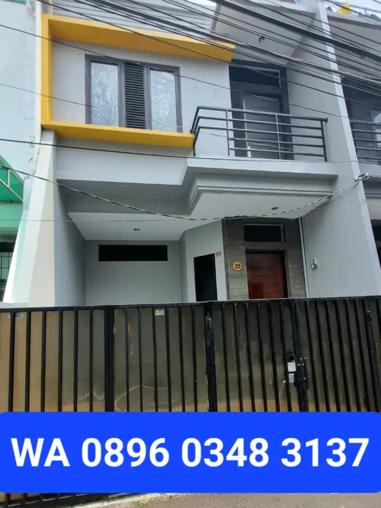 Dijual Rumah Tanjung Duren 63m2 2.5Lt Rambutan Timur