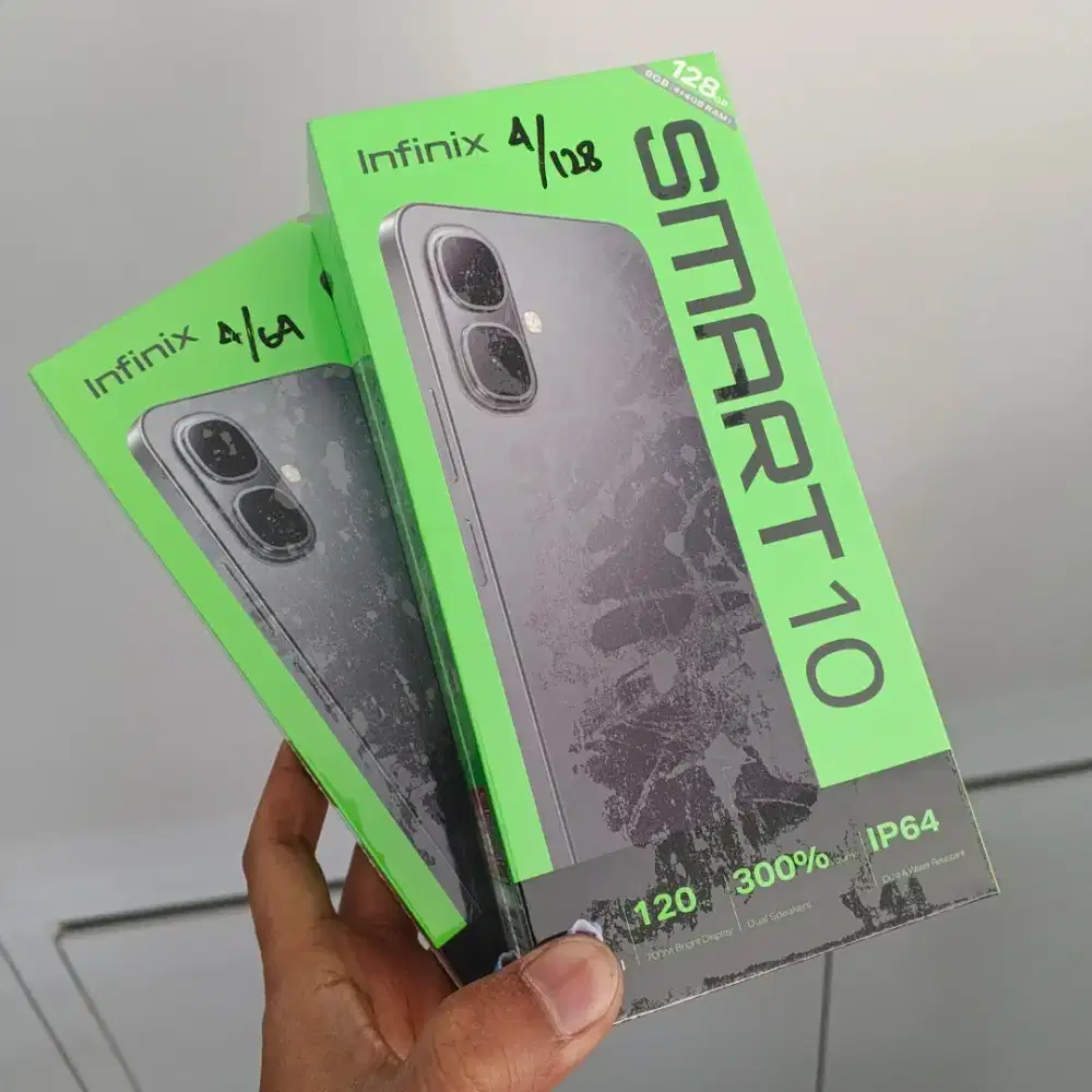 INFINIX SMART 10 4/128 GB Original Garansi Resmi