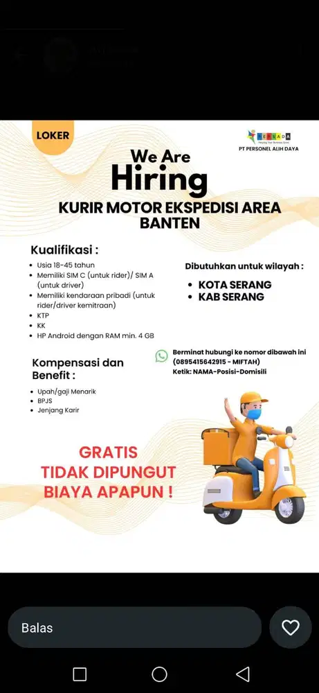 Gabung sebagai Mitra kurir/kurir plus ekspedisi shoppe