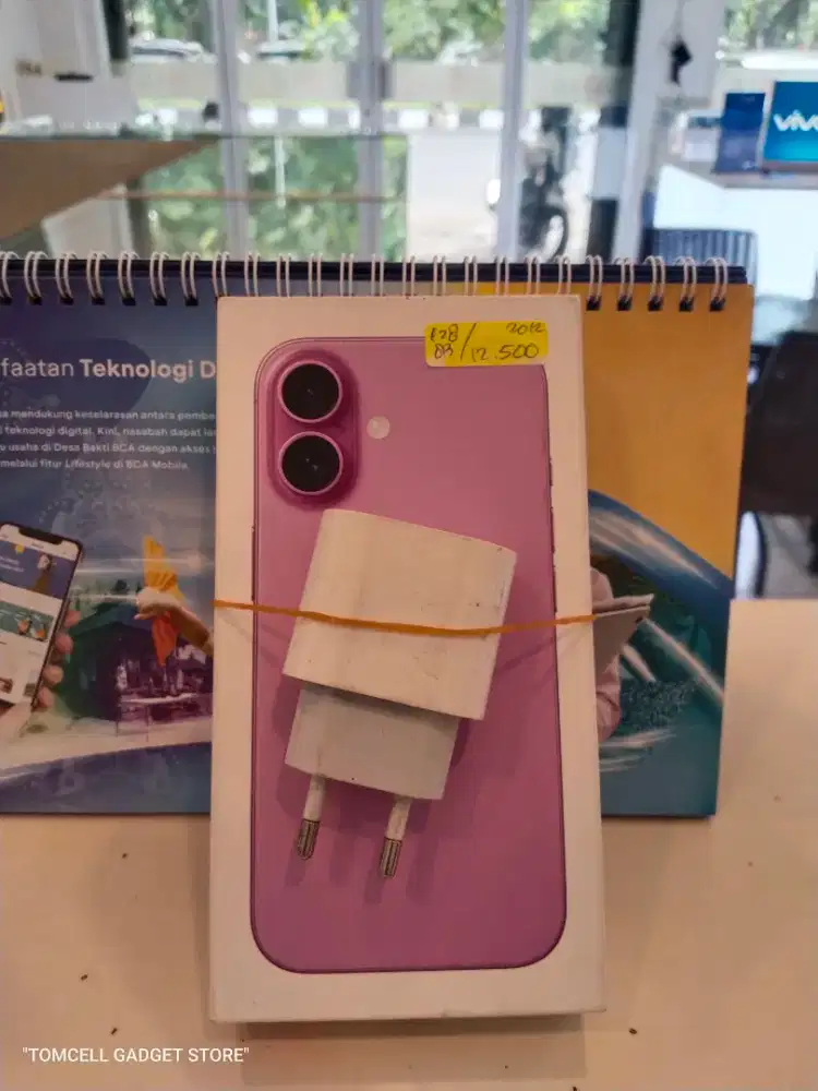 IPHONE 16 128GB GARANSI ON IBOX FREE ADAPTOR