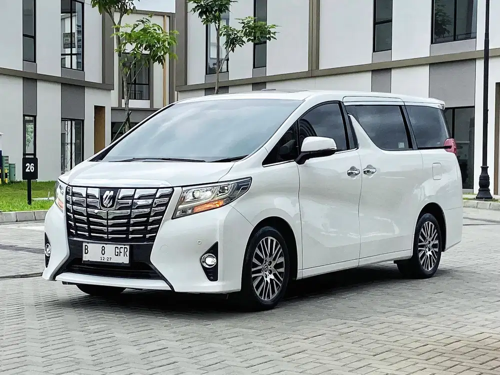 TOYOTA ALPHARD G ATPM 2017, PUTIH KM 60rban