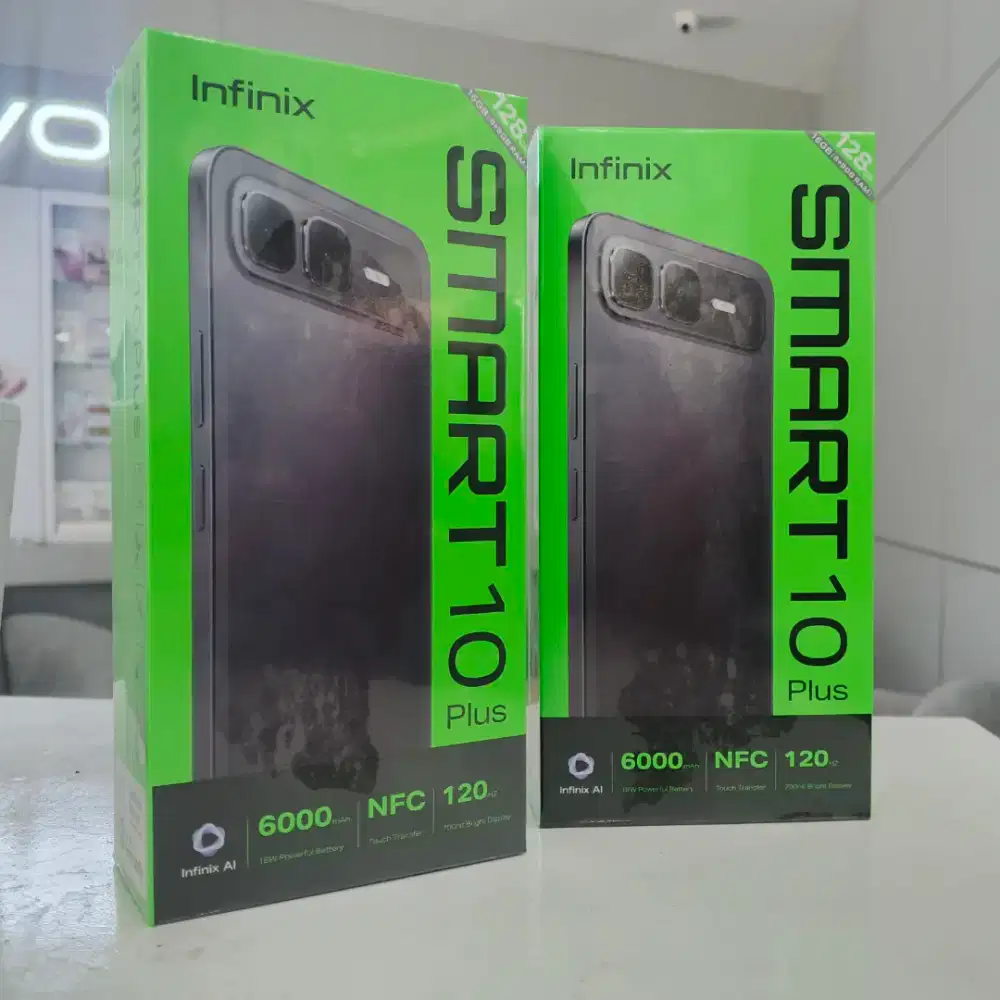 INFINIX SMART 10 PLUS 8/128 GB Original Garansi Resmi