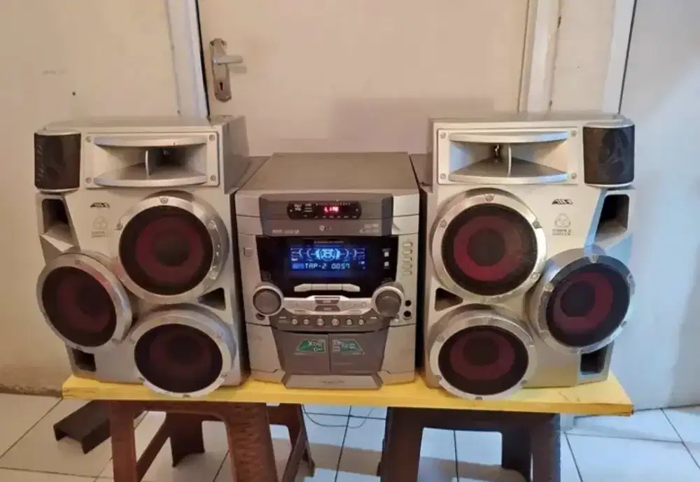 COMPO hi-fi LG plus speaker AIWA jumbo
