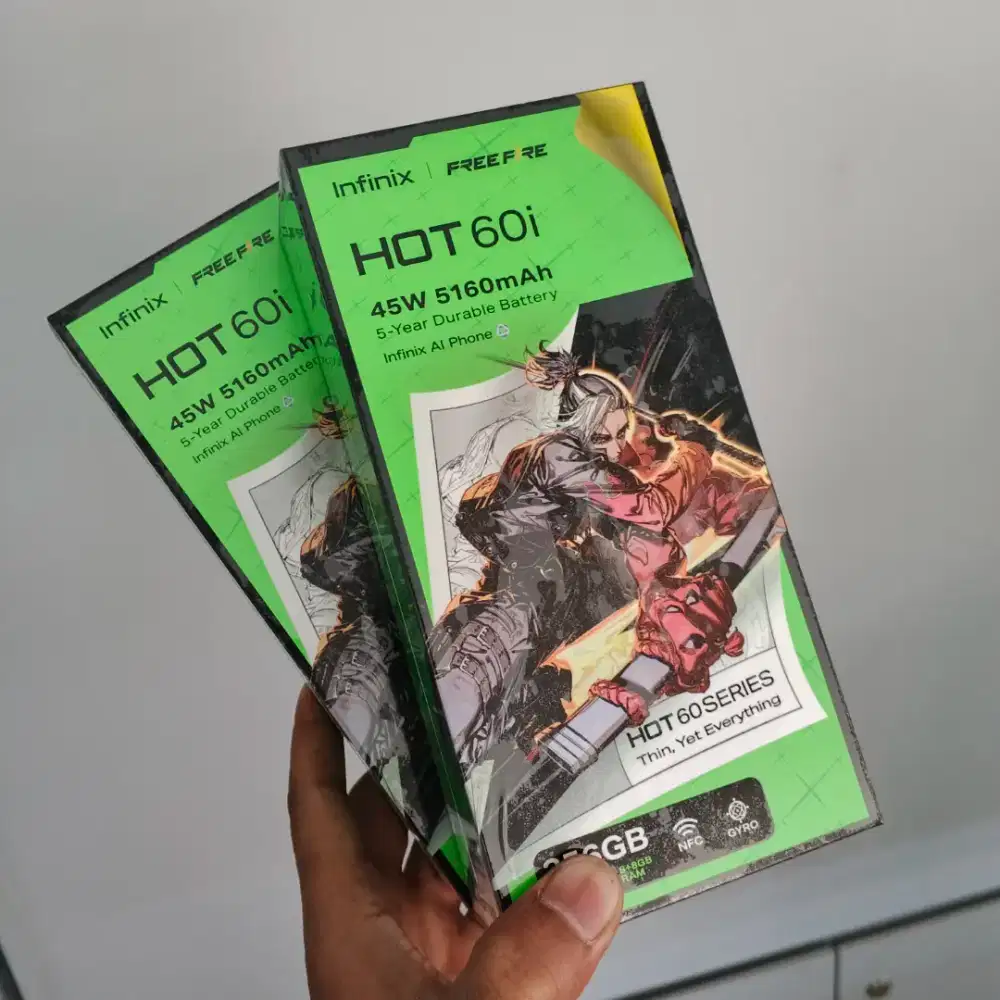 INFINIX HOT 60i 8/256 GB Original Garansi Resmi