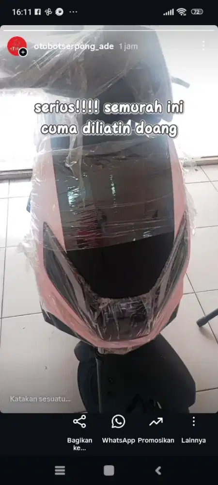 SEPEDA LISTRIK UWINFLY TYPE M70