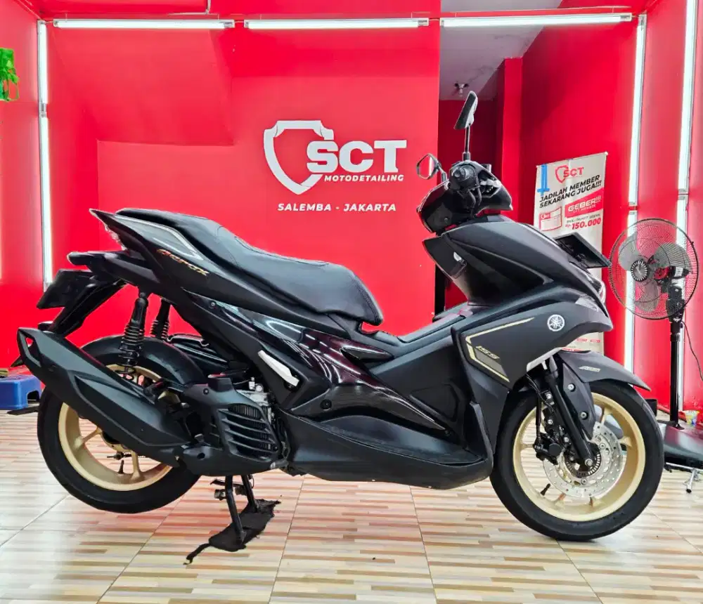 JualCpt90%LikeNew YAMAHA AEROX ABS KEYLESS 2019 HITAM