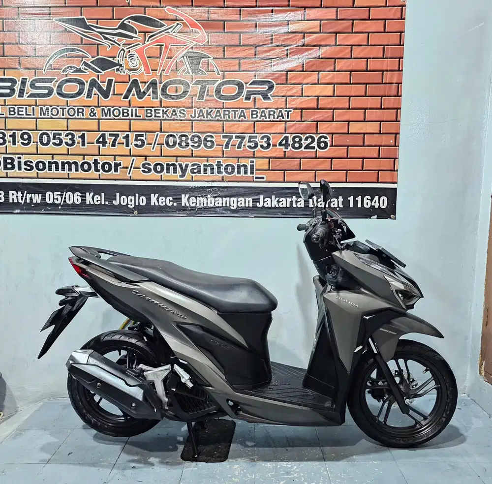MEWAH! HONDA VARIO 150 KEYLESS CBS ISS TAHUN 2020 COKLAT DOFF