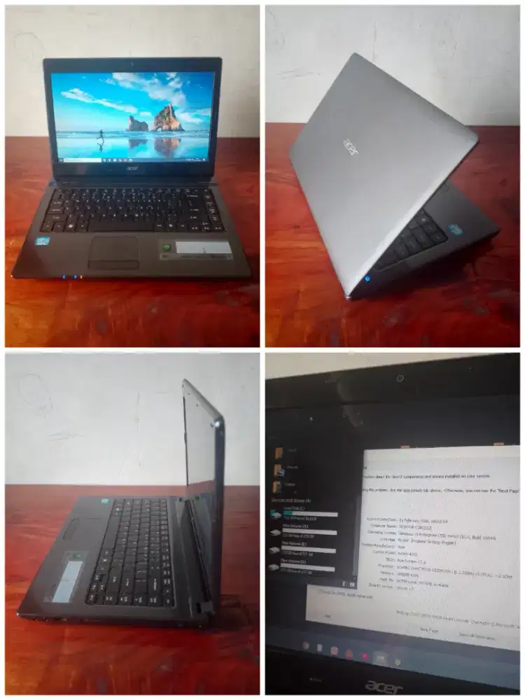 LAPTOP ACER ASPIRE CORE i5 RAM 4GB/1000GB