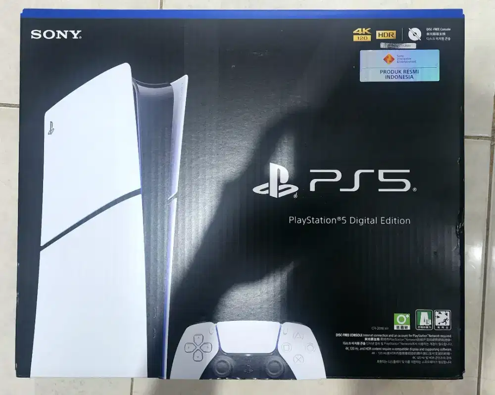 PS5 Slim Digital Resmi 1 Stik 1TB
