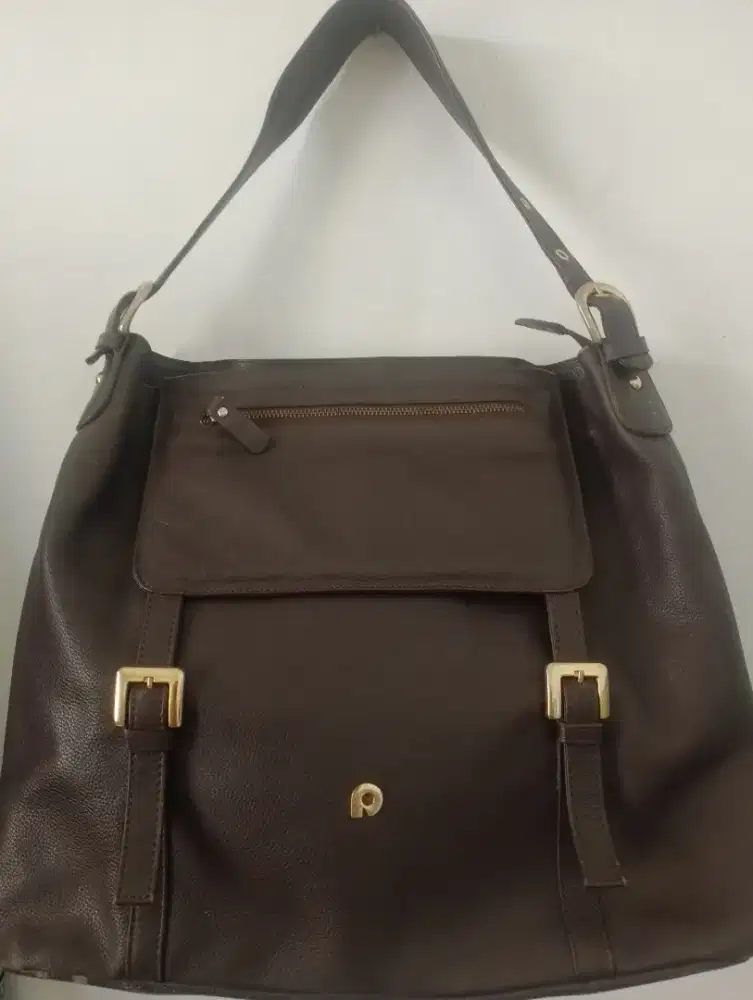 tas papilon ori warna coklat tutung