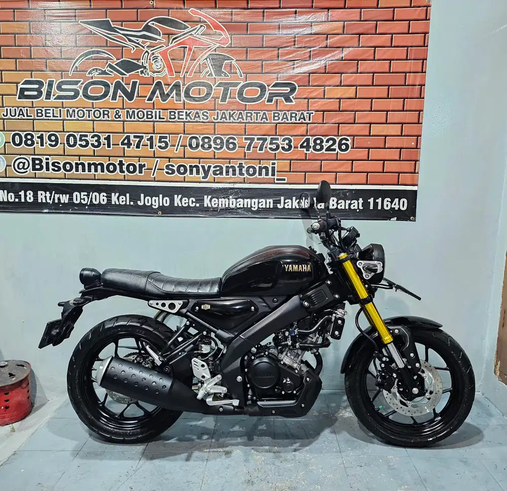 MEWAH! YAMAHA XSR 155 VVA USD GOLD TAHUN 2025 WARNA HITAM GLOSSY