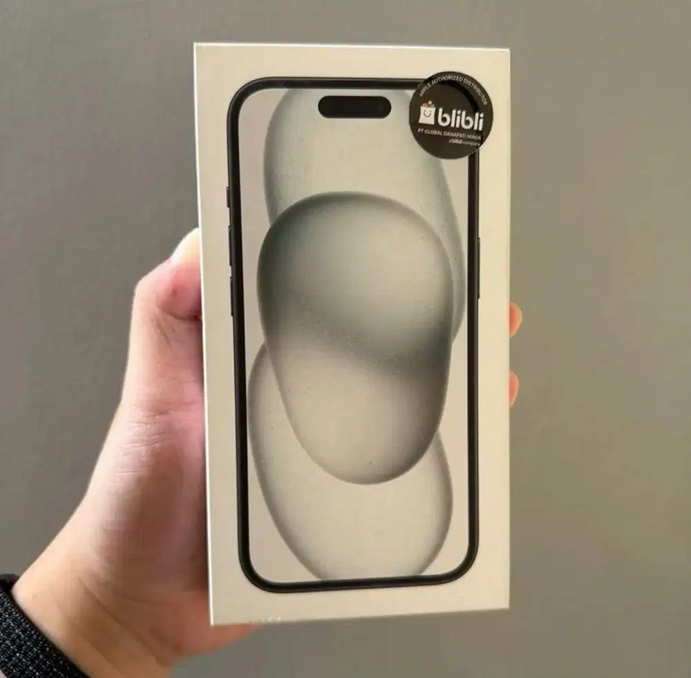 iPhone 15 128 New Segel Hitam