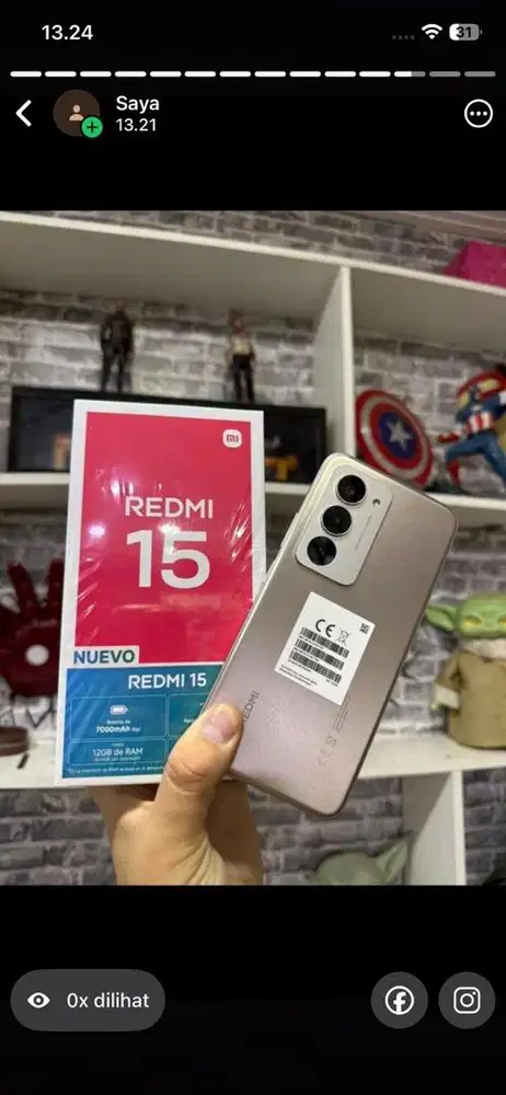 Redmi 15 8/128 dan 8/256GB