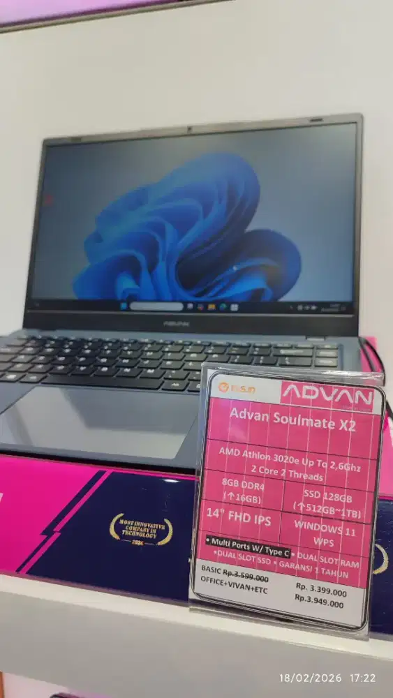 Advan Soulmate X2 | BISA CICILAN BUNGA RINGAN FREE DP