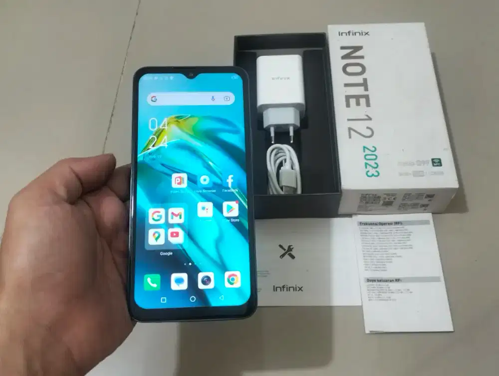 INFINIX NOTE 12 2023 RAM 8GB+5GB/128GB 6.7in 50MP 5000Mah Heli G99 NFC