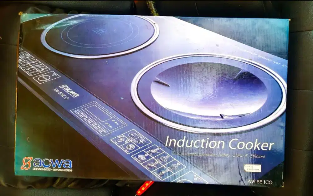 BARU NEW - KOMPOR LISTRIK INDUKSI 2 TUNGKU AOWA AW-55ICO
