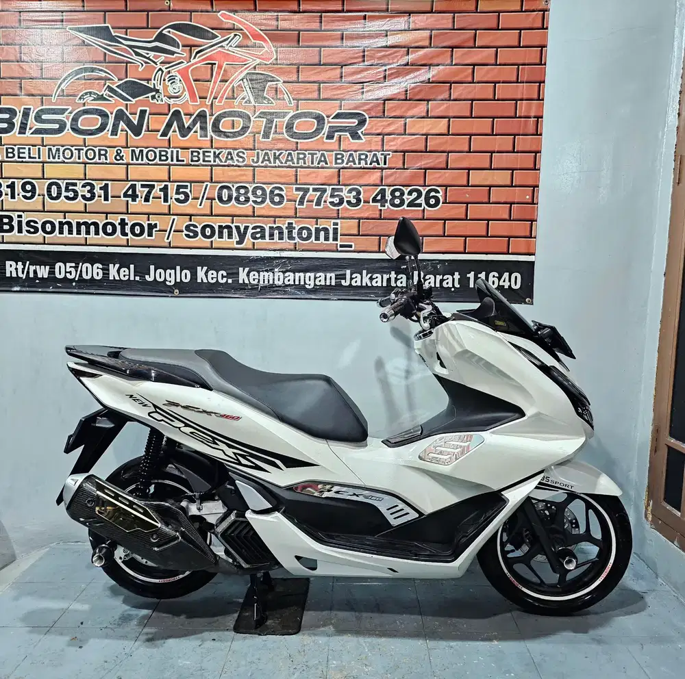MEWAH! HONDA PCX ABS ISS HSTC 160 KEYLESS TAHUN 2021 WARNA PUTIH