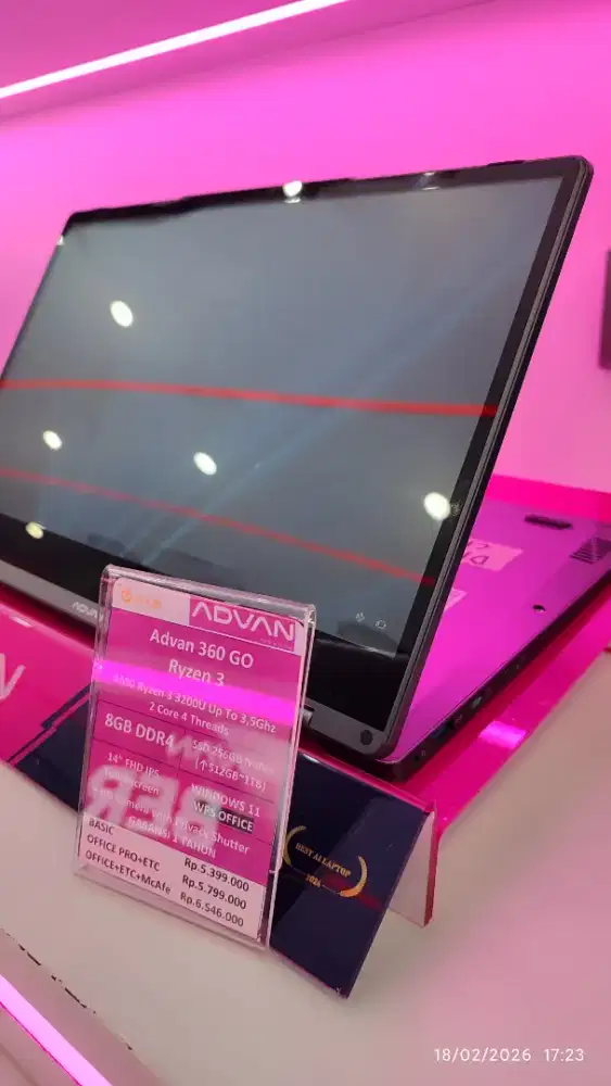 Advan 360 Go Ryzen 3 | Bisa Kredit bunga ringan free DP