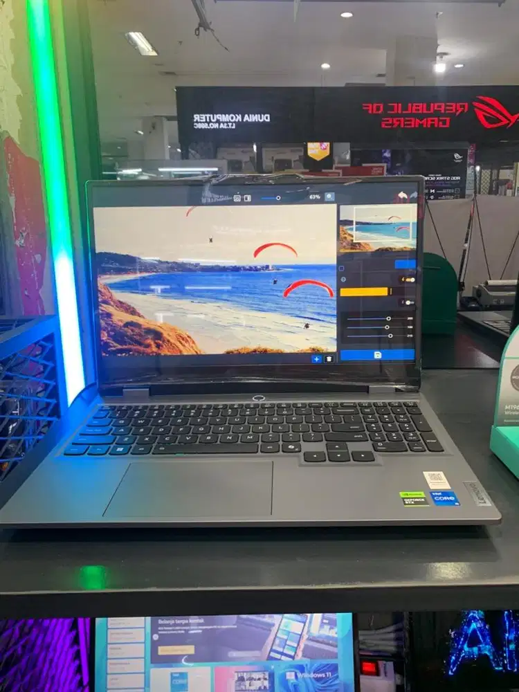 di jual lenovo log 15 intel core i5 rtx3050