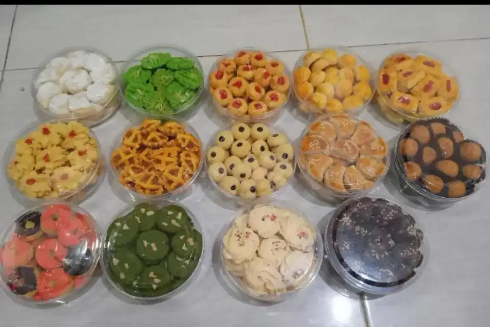 Kue kering lebaran paket hampers