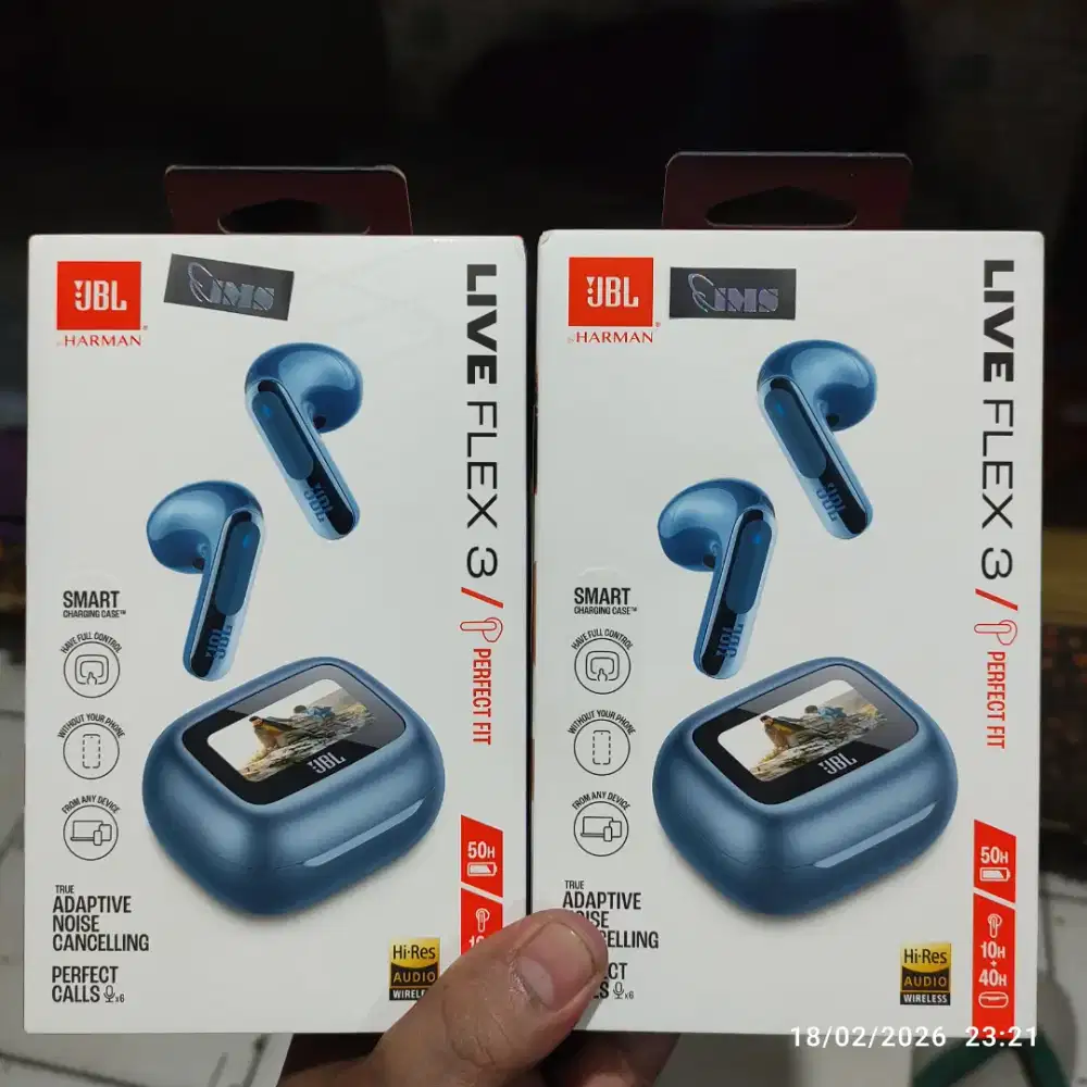 JBL LIVE FLEX 3 TWS ANC Original Garansi Resmi IMS