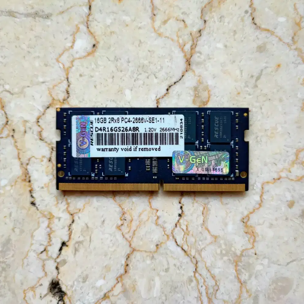 RAM V-Gen Rescue SODIMM 16GB DDR4 2666MHz PC21300 1.20V
