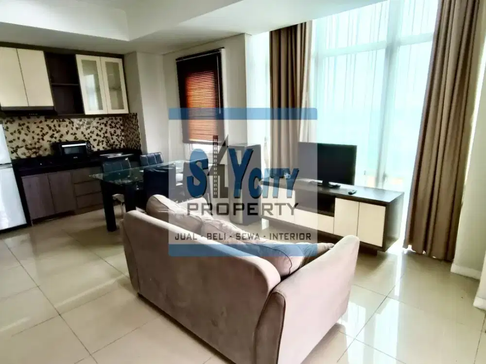 DISEWAKAN METRO PARK RESIDENCE 2BR HUK FULL FURNISHED LENGKAP BEST VIEW