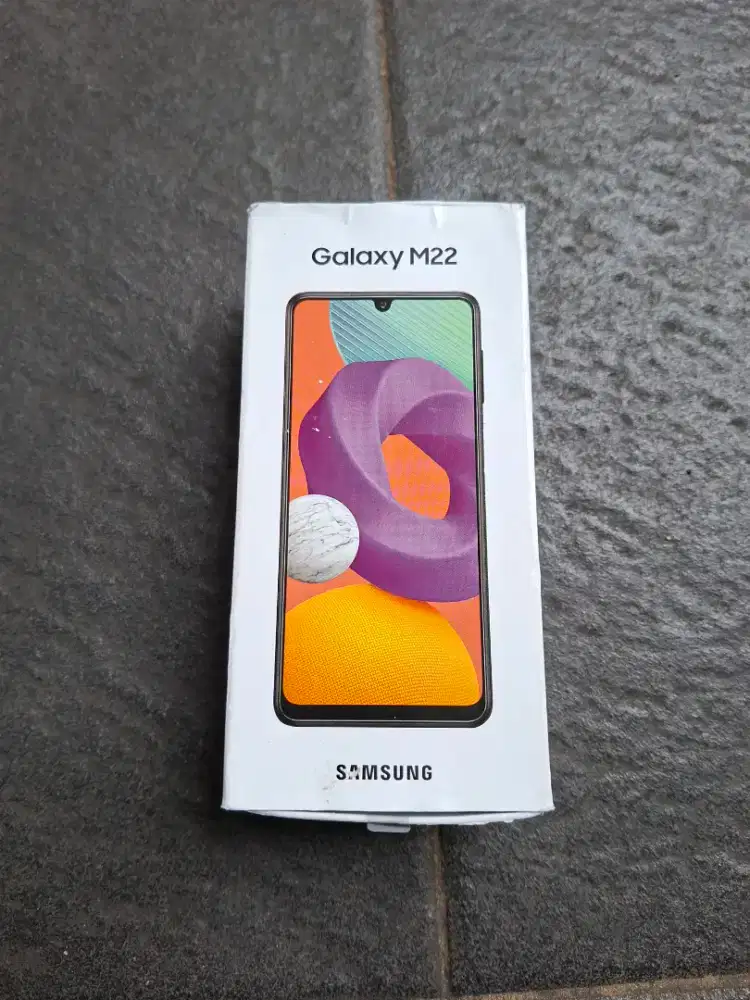 Samsung M22 - 6GB/128GB Second + Changer + Anti Gores