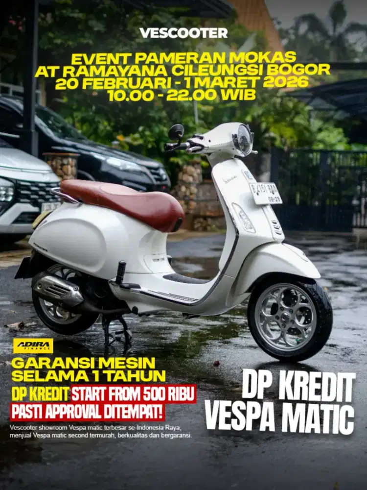 PIAGGIO VESPA PRIMAVERA 150 3VIE 2015 MURAH BERGARANSI