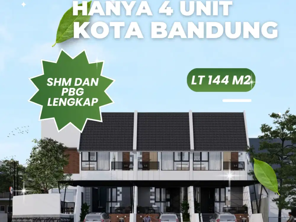Kesempatan Langka! Cluster Mini Eksklusif Hanya 4 Unit – Dalam Komplek, Akses 2 Mobil, SHM & PBG Lengkap
