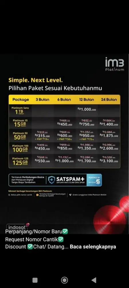 paket tuhanan murah